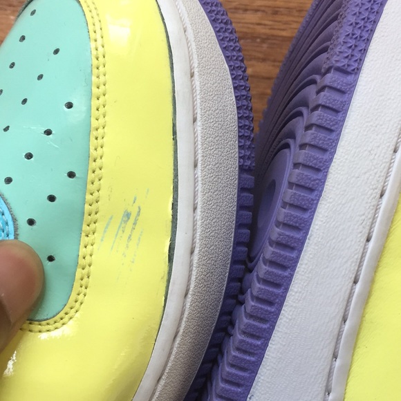 2006 Nike Air Force 1 Easter Egg Vintage Sneakers - Picture 7 of 8